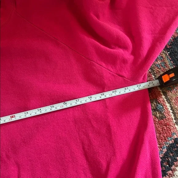 Vintage raglan sweatshirt in hot pink - Picture 5 of 6